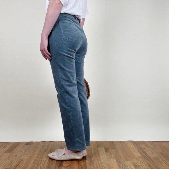 Vintage Ralph Lauren Corduroy High Rise Trousers Straight Cut Fit Pants 80s 90s - Picture 3 of 8